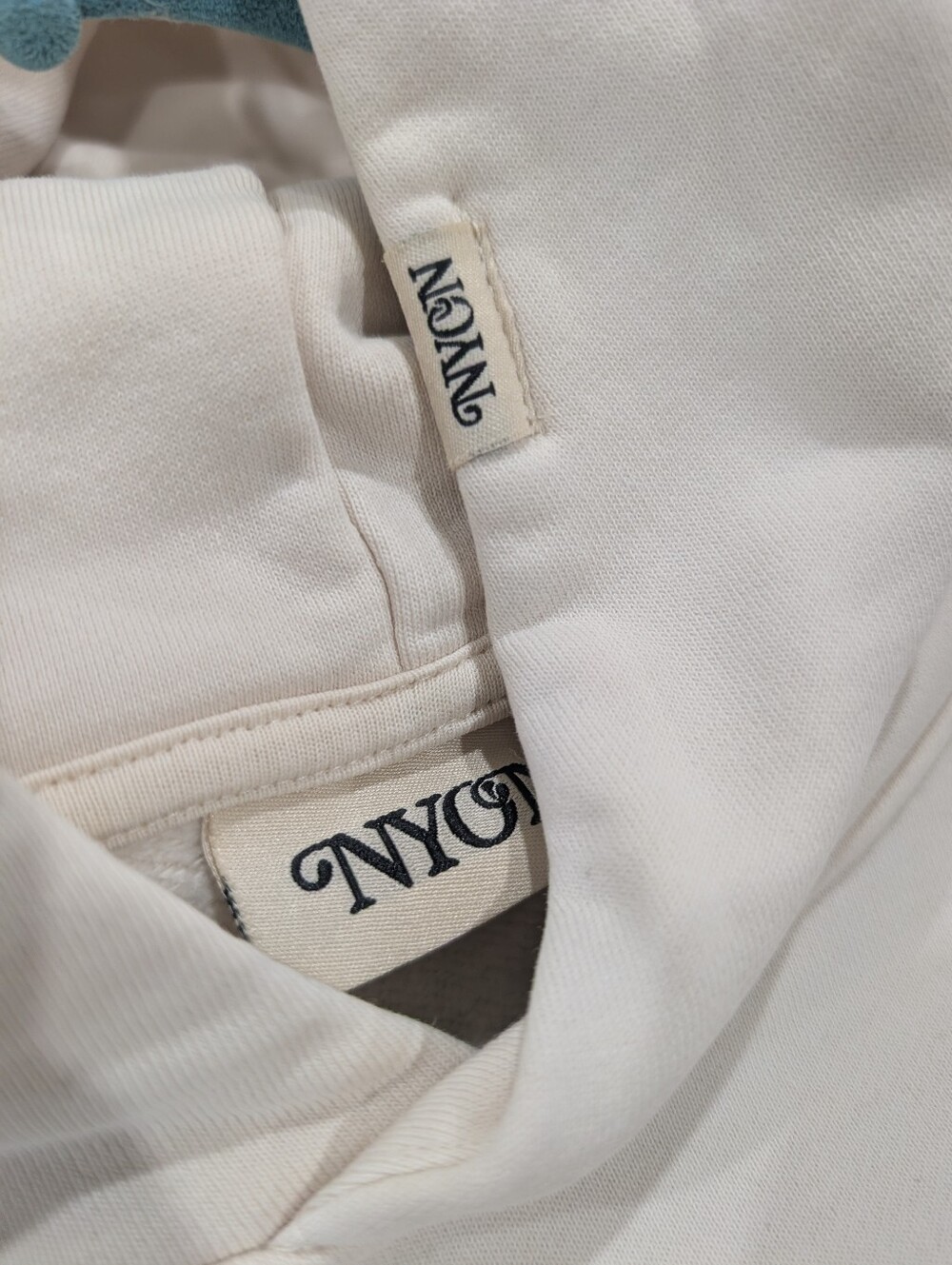 New York Or NoWhere Always Hoodie Unisex Cream Size Medium - Picture 5 of 7